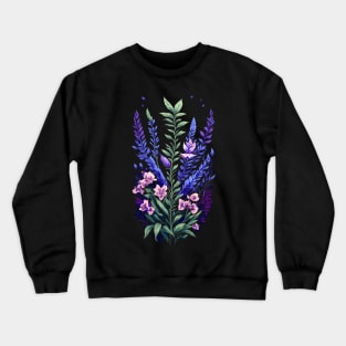 Sage Flowers, Herbs Design Crewneck Sweatshirt